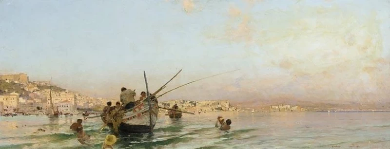 Bagnanti a Posillipo